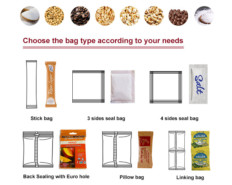 Automatic mini bag 5g 8g sugar stick packing machine price