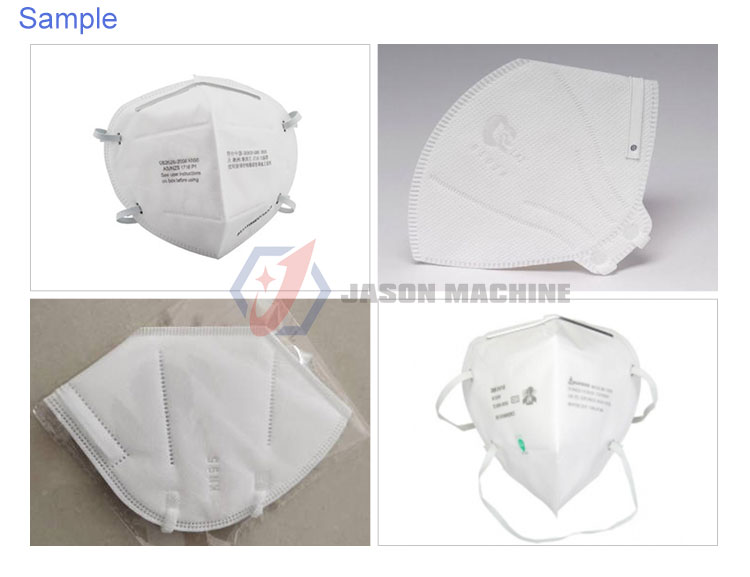 semi auto ultrasonic n95 face mask making machine and surgical