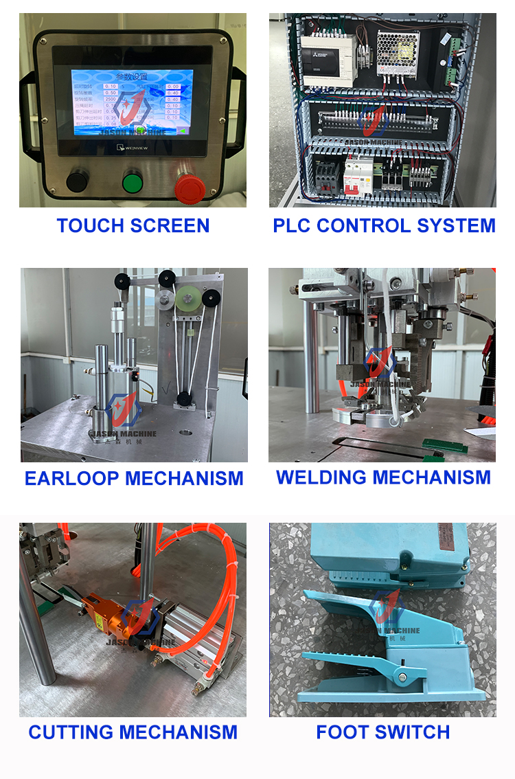 ultrasonic face mask with ear loop welding ultrasonic mask machine