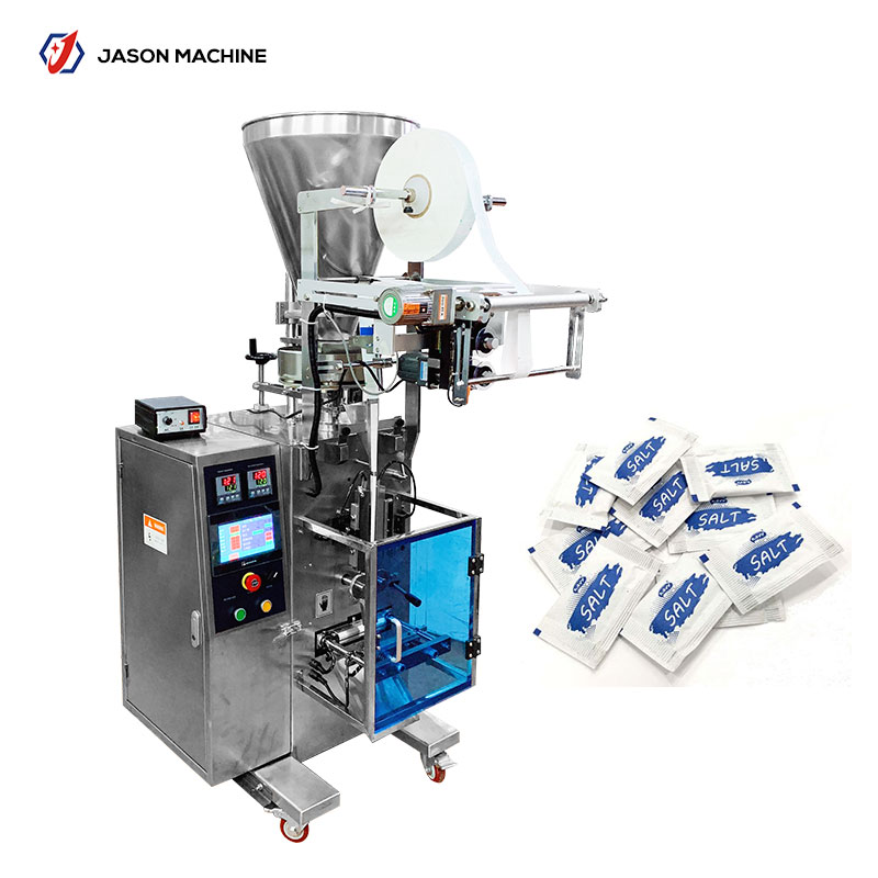 Low price automatic iodized small salt packing machine automaatic plastic rock salt packaging machinery bag