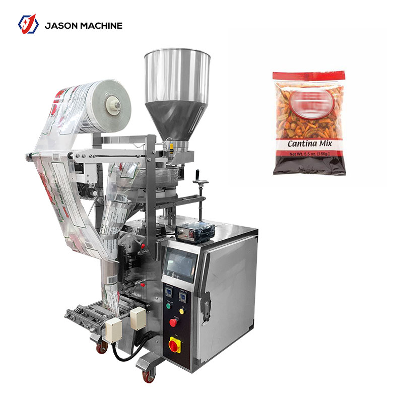 Pouch packing machine for dried fruit and roasted peanut automatic