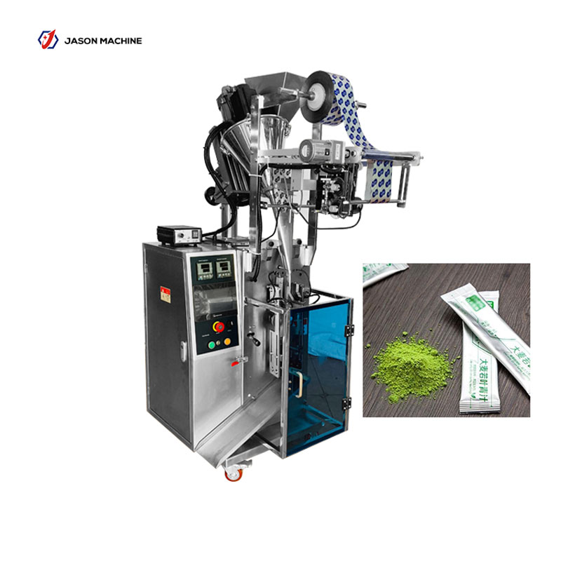 Automatic stick pouch wheatgrass powder protein powder packing machine