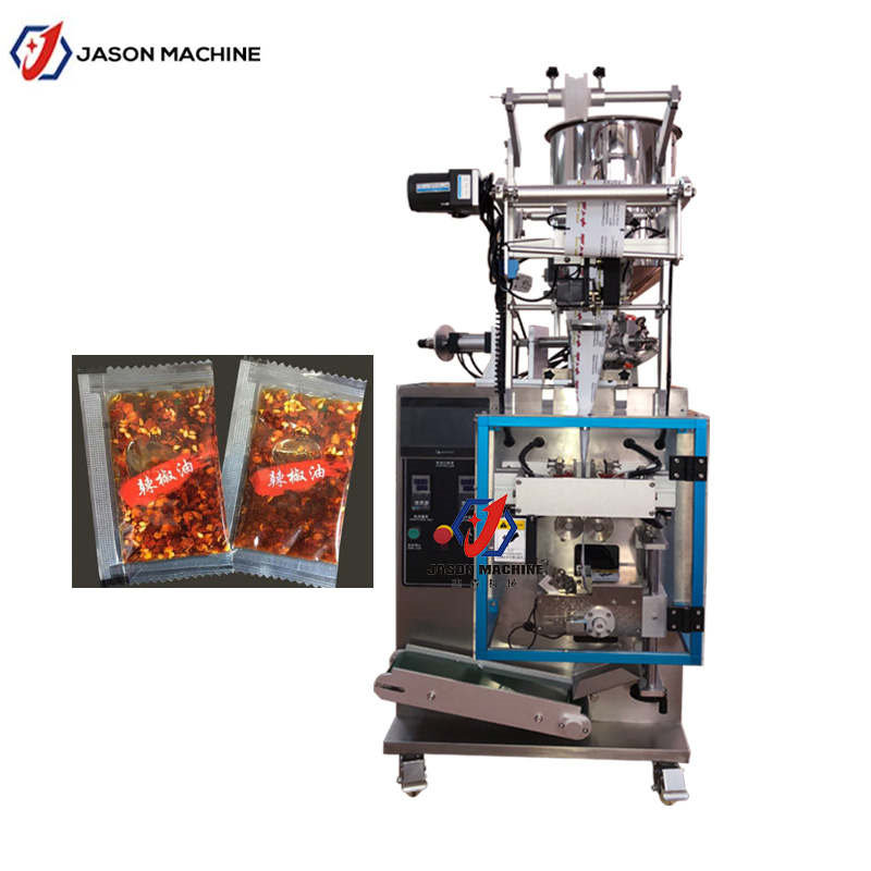 Vertical cooking oil chili sauce automatic liquid packing machine