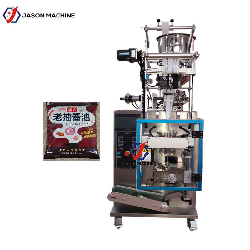 Automatically meat sauce ported meat paste sachet packing machine