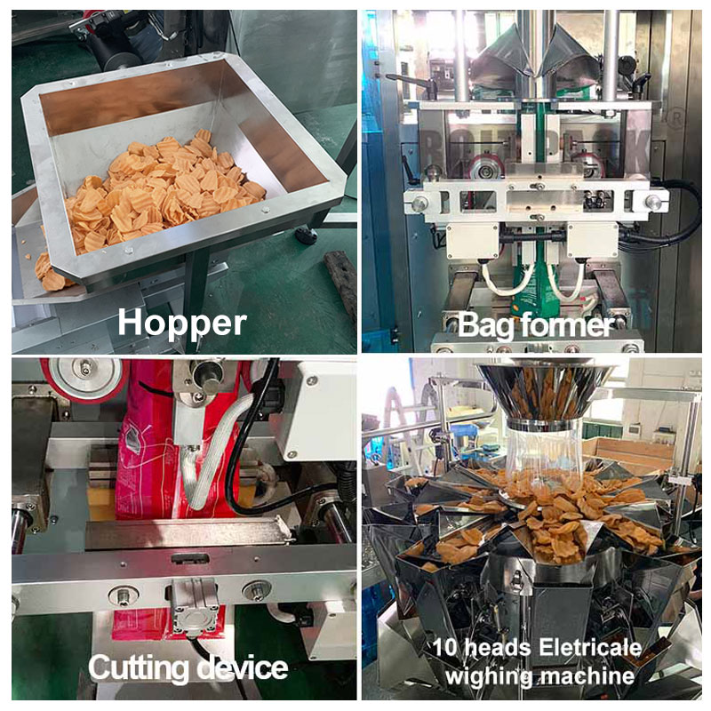 Automatic microwave popcorn/cashew nut/potato chips packing machine price