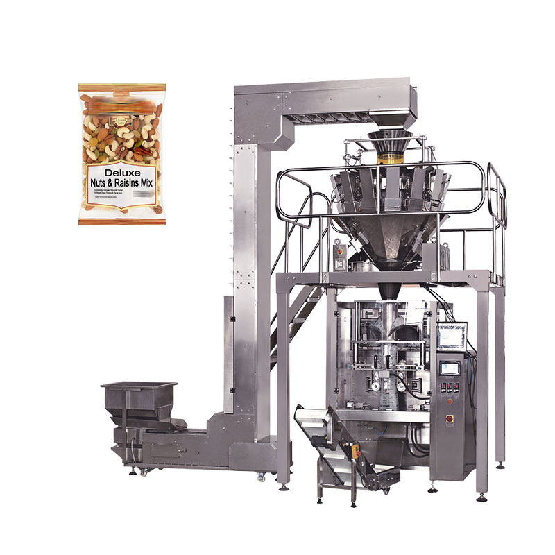 Automatic weighing filling 100g 250g 500g cashew nut packing machine