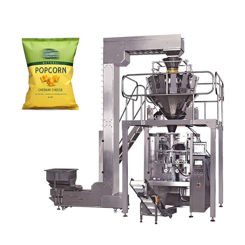 Automatic popcorn/cashew nut/banana potato chips packing machine price