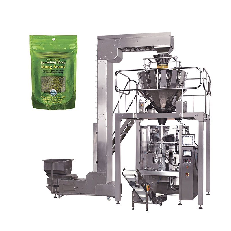 High quality automatic stand up pouch vertical vegetable seed weighing packing machine