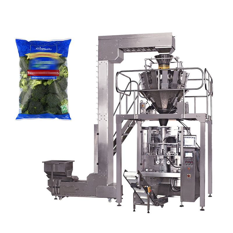 Frozen mixed fresh vegetables broccoli packing machine automatic