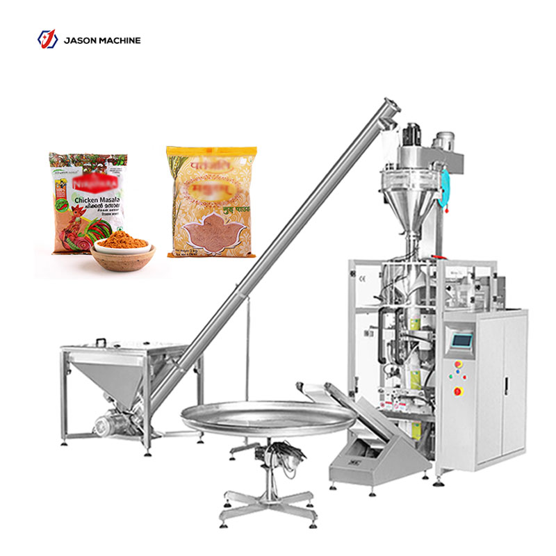 Automatic pouch packing machine for masala powder jaggery powder packing