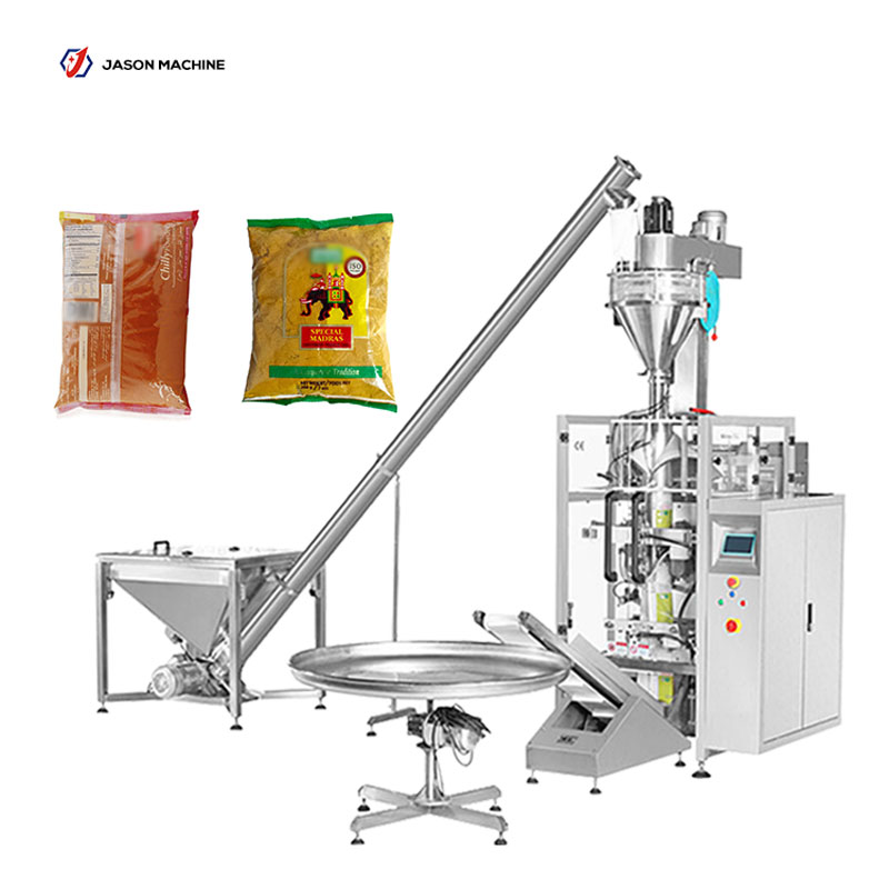 500g to 1kg automatic filling packing curry chilli powder packaging machine