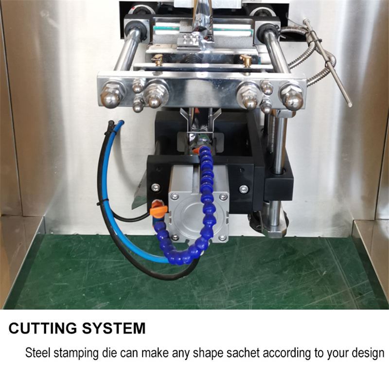 Automatic jam back sealing rounded corner packing machine