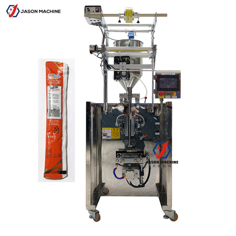 Automatic liquid paste special shape round corner sachet packing machine factory price