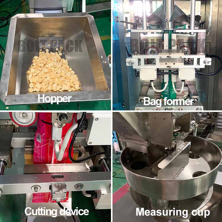 Fully automatic 1kg 5kg cooked rice sugar packing machine