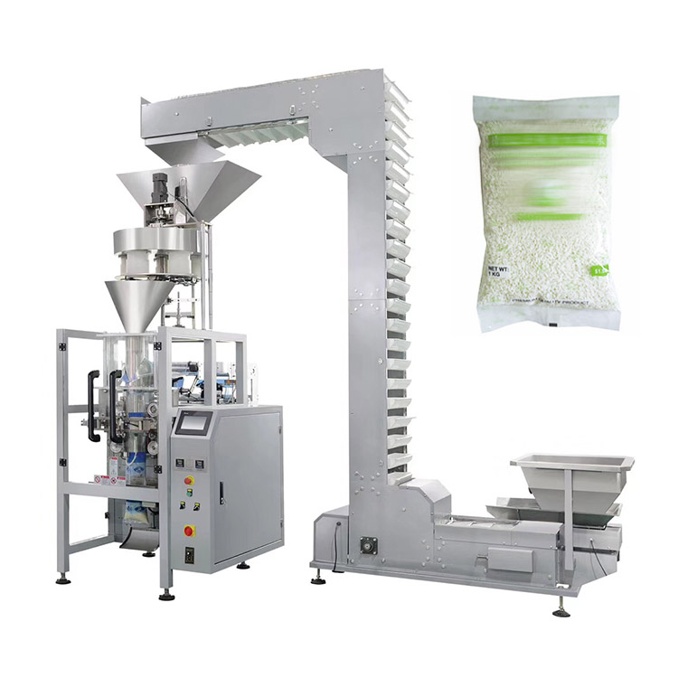 Automatic 2kg rice sugar bag granule packing machine