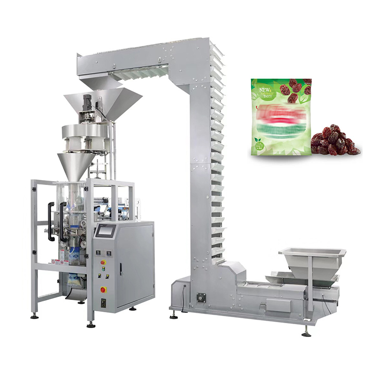 Automatic sugar filling snacks bag pouch granule vertical packaging machine