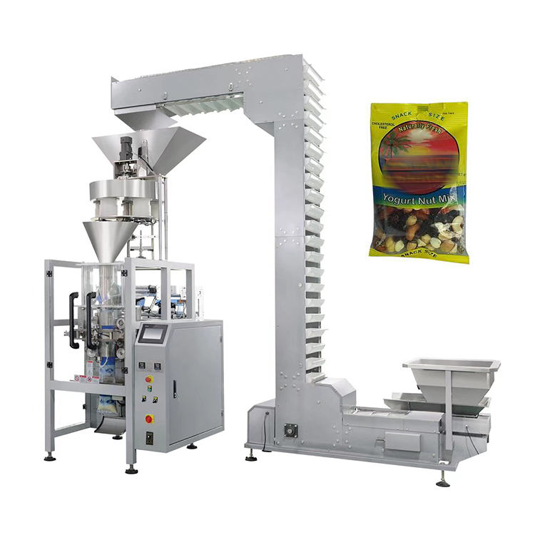 Volumetric cups filling dry vegetable and fruit packing machine automatic