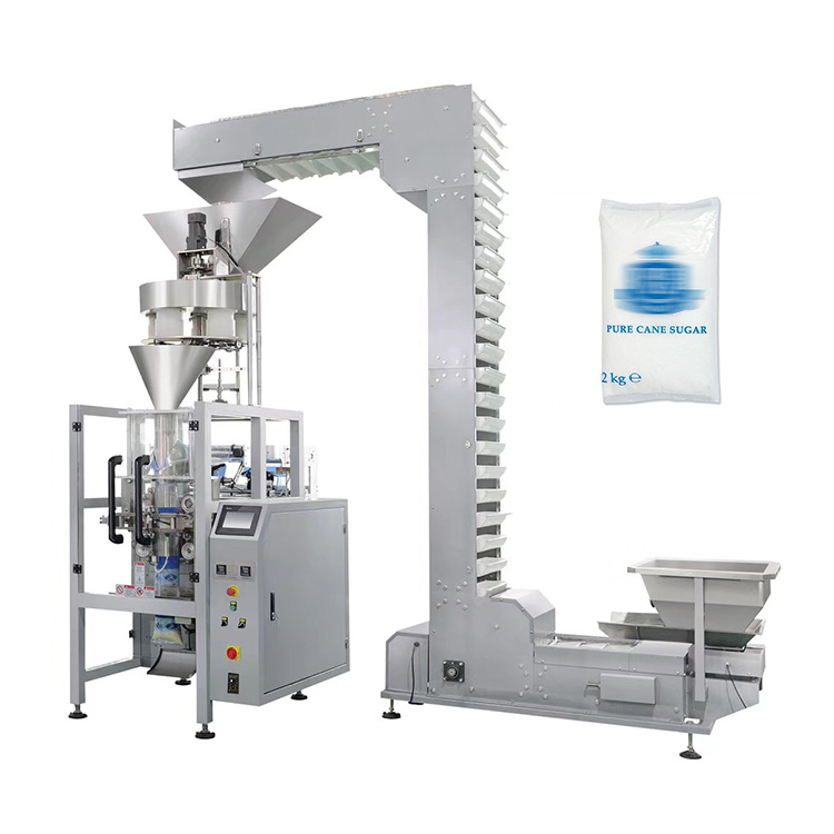 High speed automatic pouch 5kg salt sugar packing machine