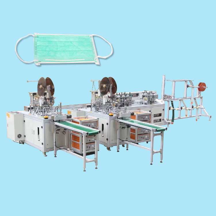 Full automatic surgical face medical mask making machine