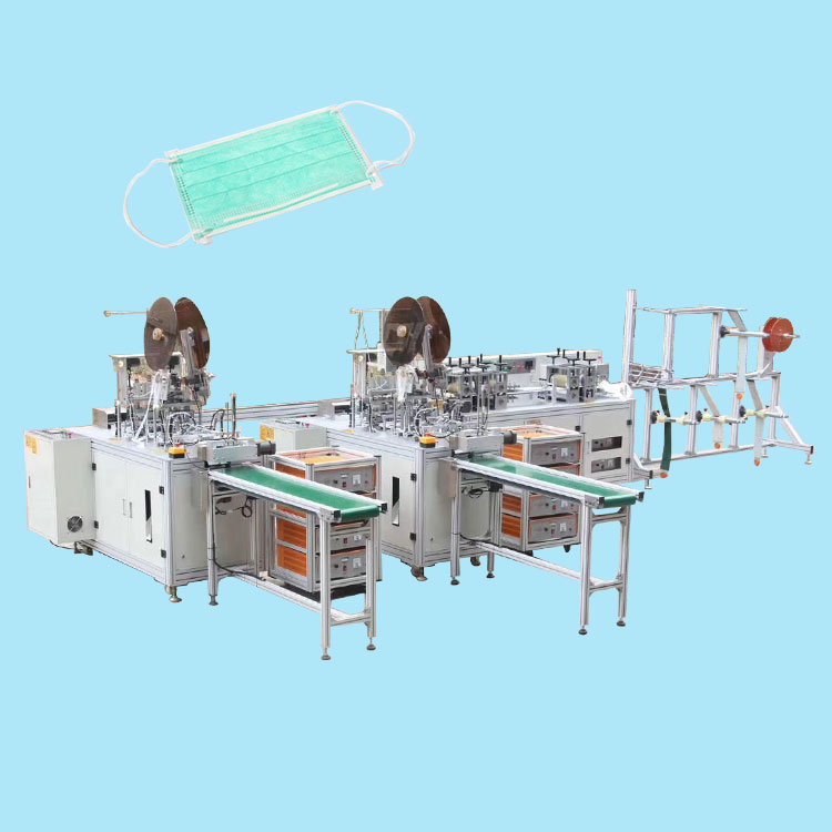 Full automatic surgical face medical mask making machine