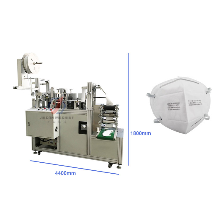 semi automatic surgical n95 face mask making machine