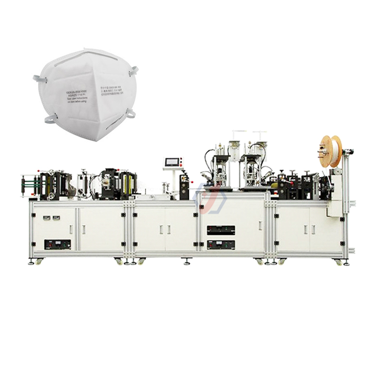 automatic medical mask n95 folding nonwoven machine