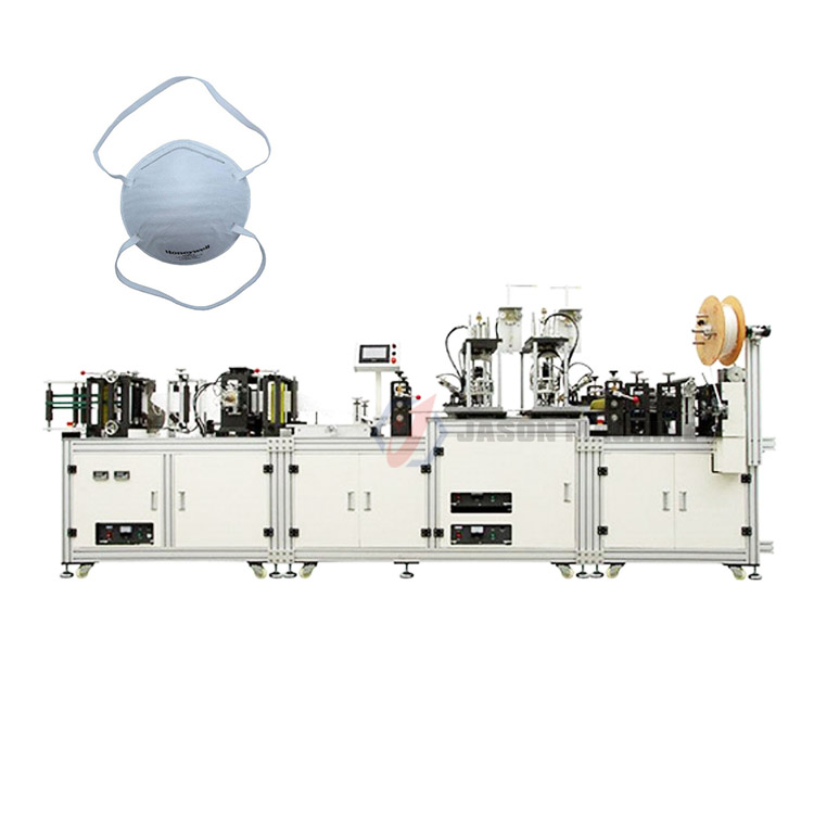 automatic n95 dust medical mask making machinery