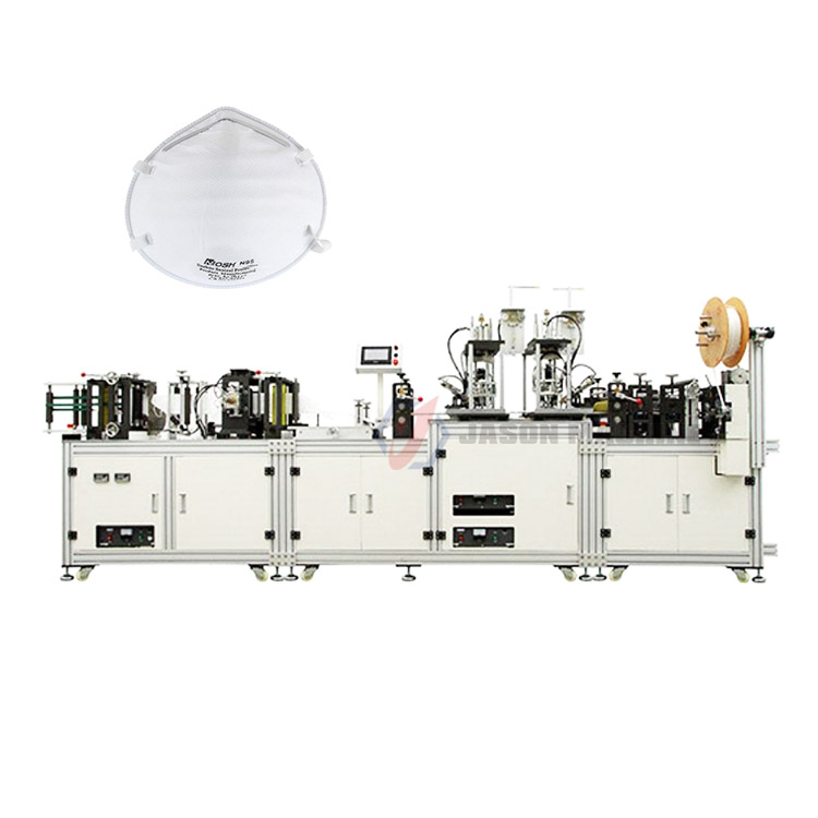 Fully automatic n95 medical mask produce making machine