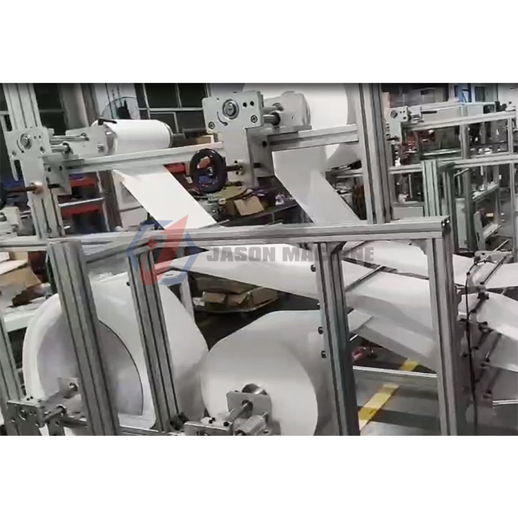 Fully automatic n95 medical mask produce making machine