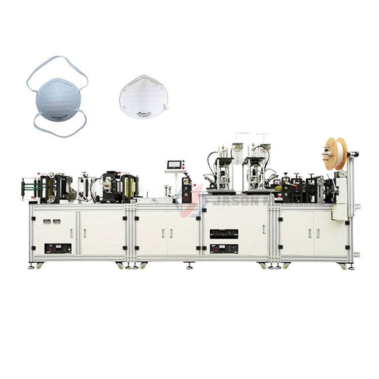 Automatic disposable medical n95 mask making machine