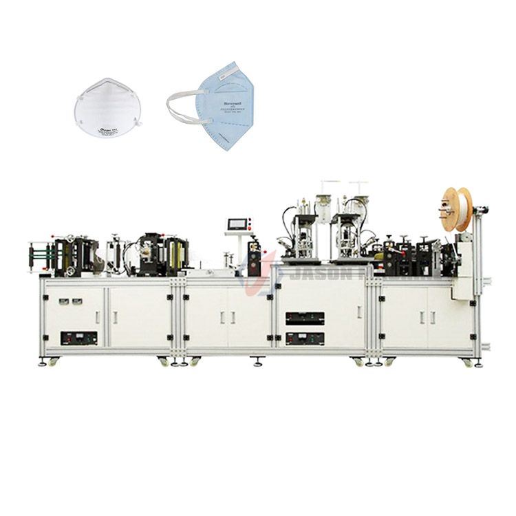 Fully automatic medical surgical mask making n95 material machine production line