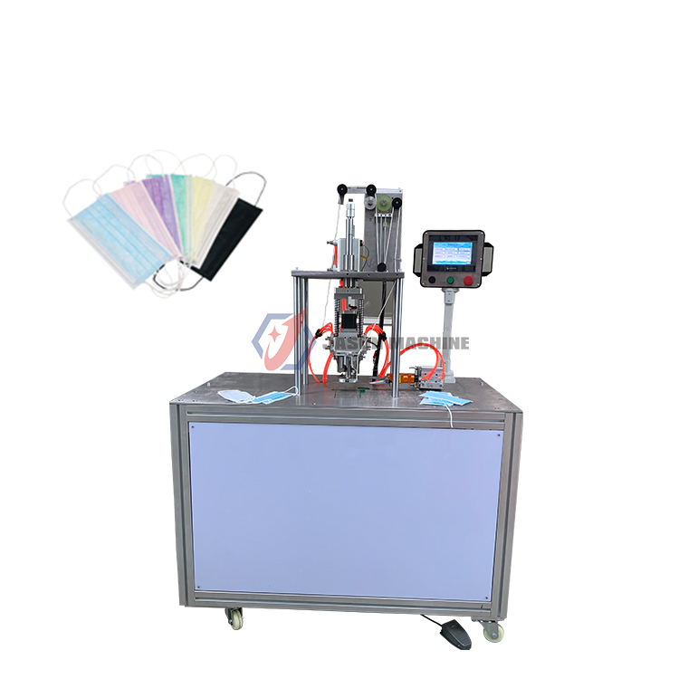 mask earloop welding and ear loop cutting machine