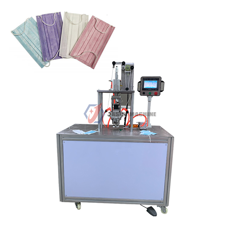 small ultrasonic non woven mask ear loop welding machine making machine