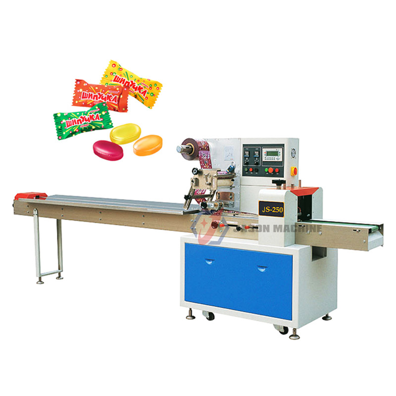 Sugar Hard Fruit Pillow Ice Candy Packing Machine Automatic for Candy Tablet Pillow Candy Machine