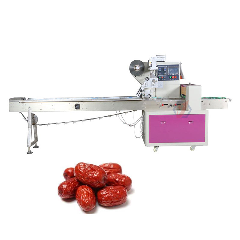 Full Automatic Pillow Bag Jujube Garlic Cloves Chocolate Walnut Packaging Machinery