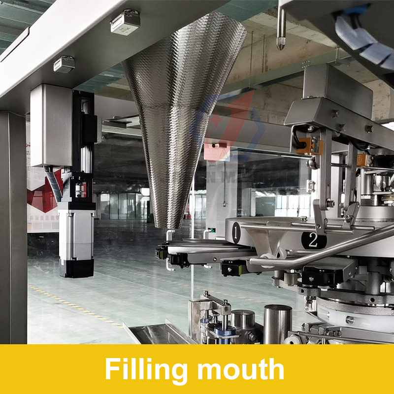 High efficiency automatic cashew nut peanut zipper premade bag packaging machine price